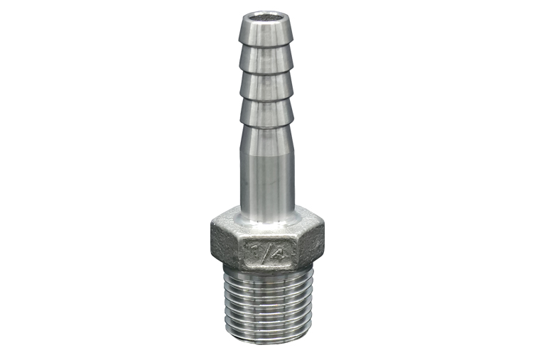 SUS R1/4x8 ｽﾃﾝﾚｽﾎｰｽﾆｯﾌﾟﾙ