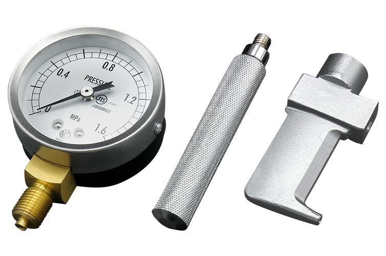 BR ﾋﾟﾄｰｹﾞｰｼﾞBﾀｲﾌﾟ 1.6MPa圧力計付 ｹｰｽ入◇