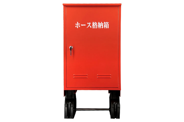 SS 900x600x400 屋外ﾎｰｽ格納箱ｺﾝｸﾘ架台付◇