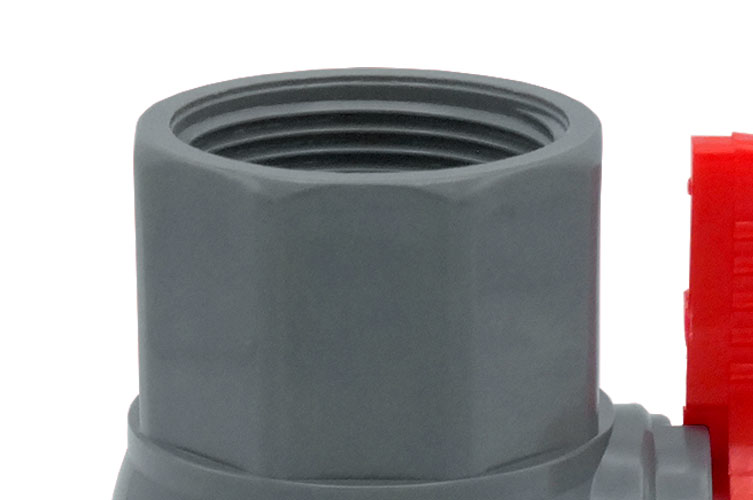 PVC 1 1/4"(32)BALL VALVEねじ式 八角型NEW