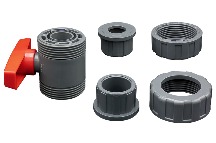 PVC 25 BALL VALVE ﾕﾆｵﾝ ｿｹｯﾄ式