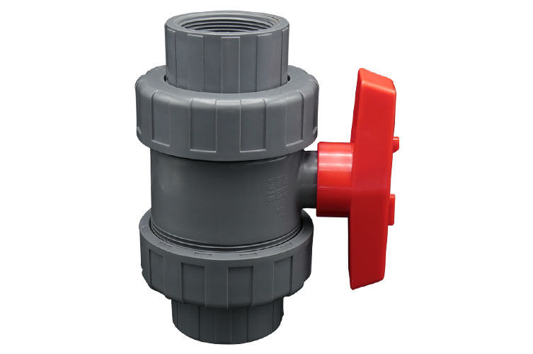 PVC 2"(50) BALL VALVE ﾕﾆｵﾝ ﾈｼﾞ式