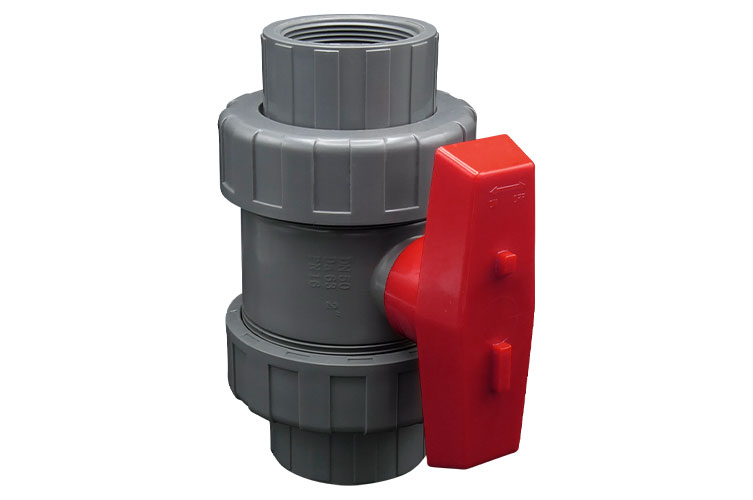 PVC 2"(50) BALL VALVE ﾕﾆｵﾝ ﾈｼﾞ式