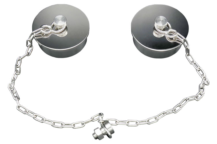 SCS13 65 町野男ｷｬｯﾌﾟ 送水口用 鎖ｾｯﾄ品